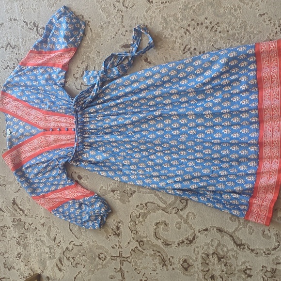J. Crew Dresses & Skirts - J. Crew Blue and Pink Floral Maxi Dress